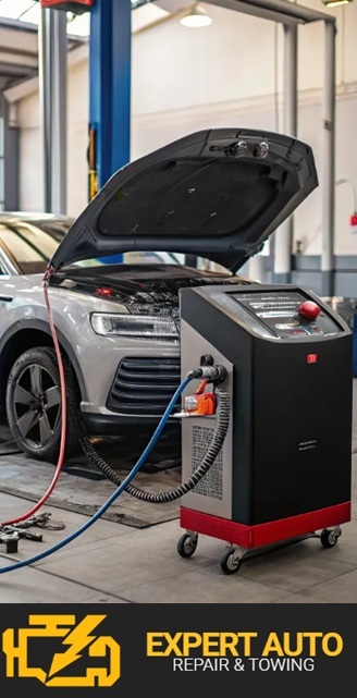 Automotive AC repair service at our Ashland VA shop